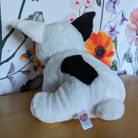 Ty marcel velvety French bulldog 12" Plush dog 100% shell stuffed animal white - Picture 10 of 10
